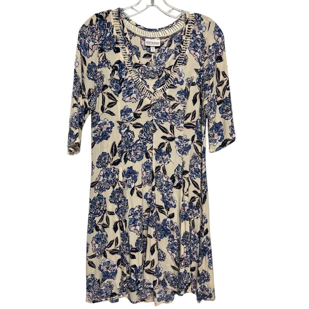 Shyanne Country Boho floral print midi flowy v-neck dress western Ranch cowgirl